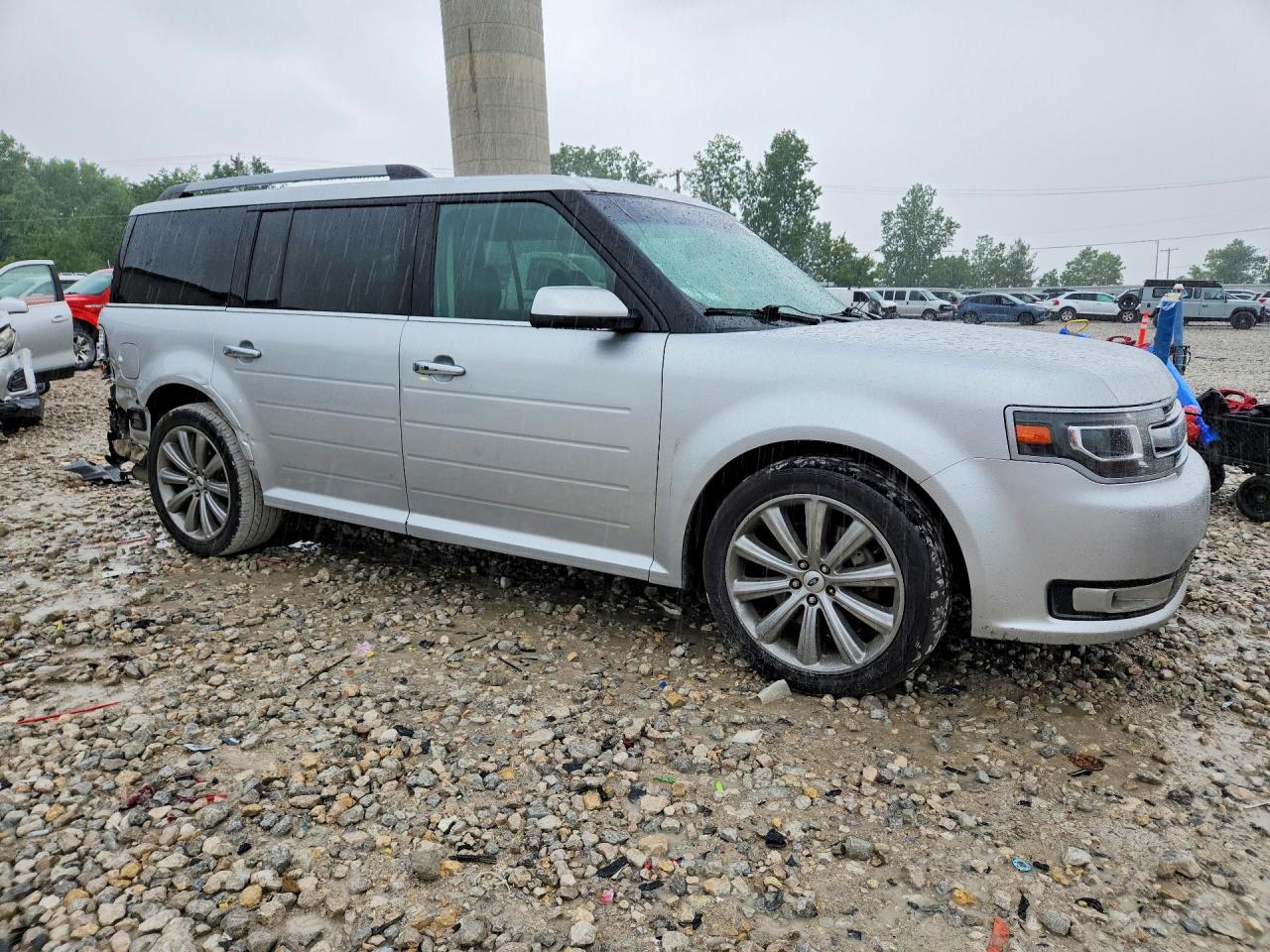 2013 Ford Flex Limited Silver vin: 2FMHK6D82DBD30092