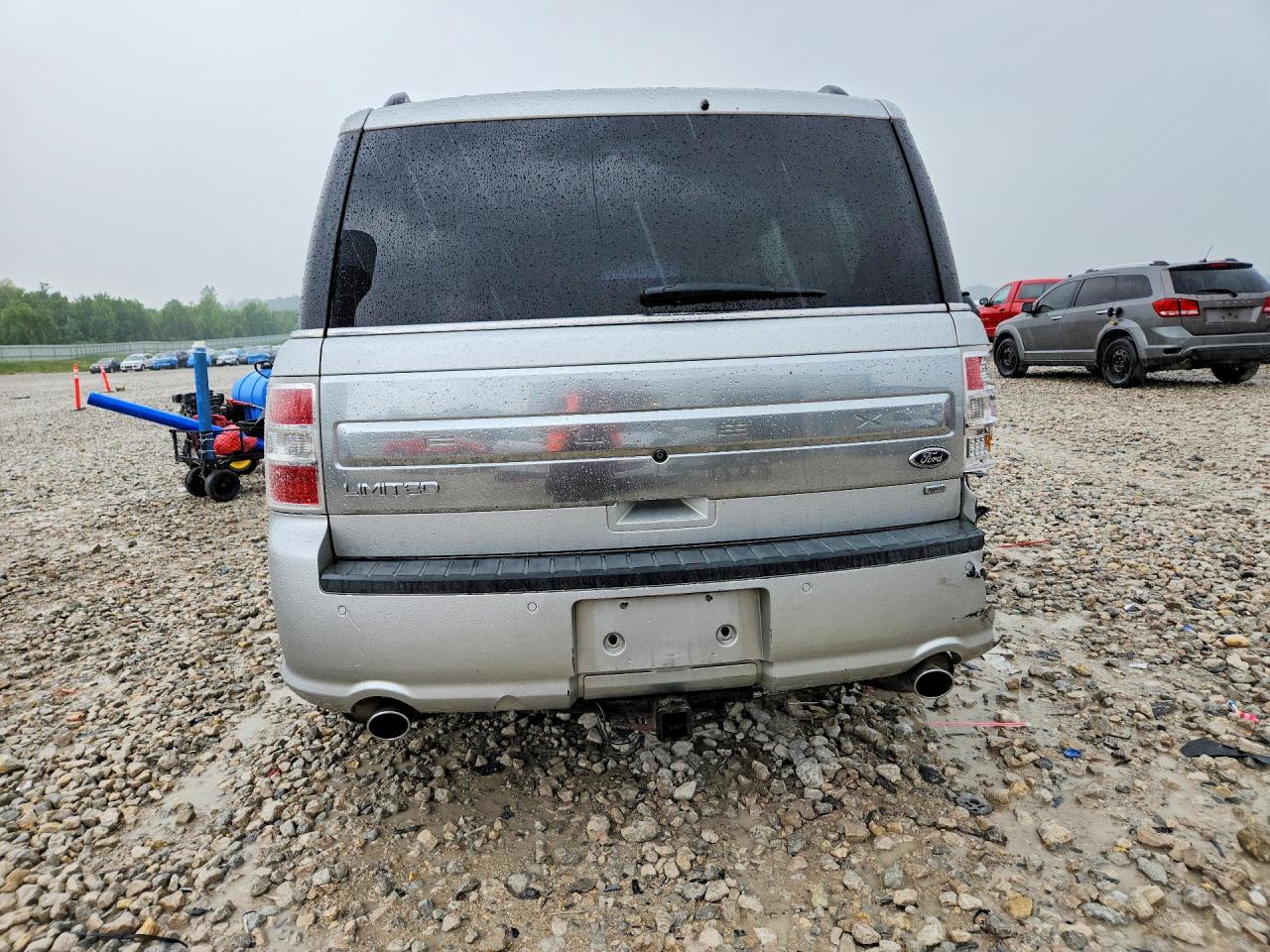 2013 Ford Flex Limited Silver vin: 2FMHK6D82DBD30092