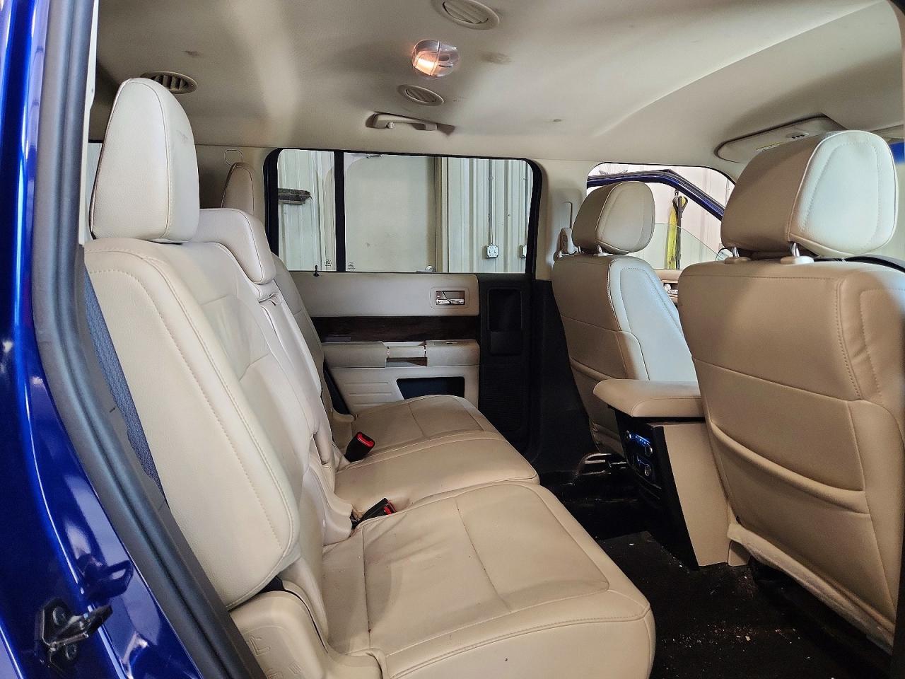 2014 Ford Flex Limited Blue vin: 2FMHK6D82EBD04254