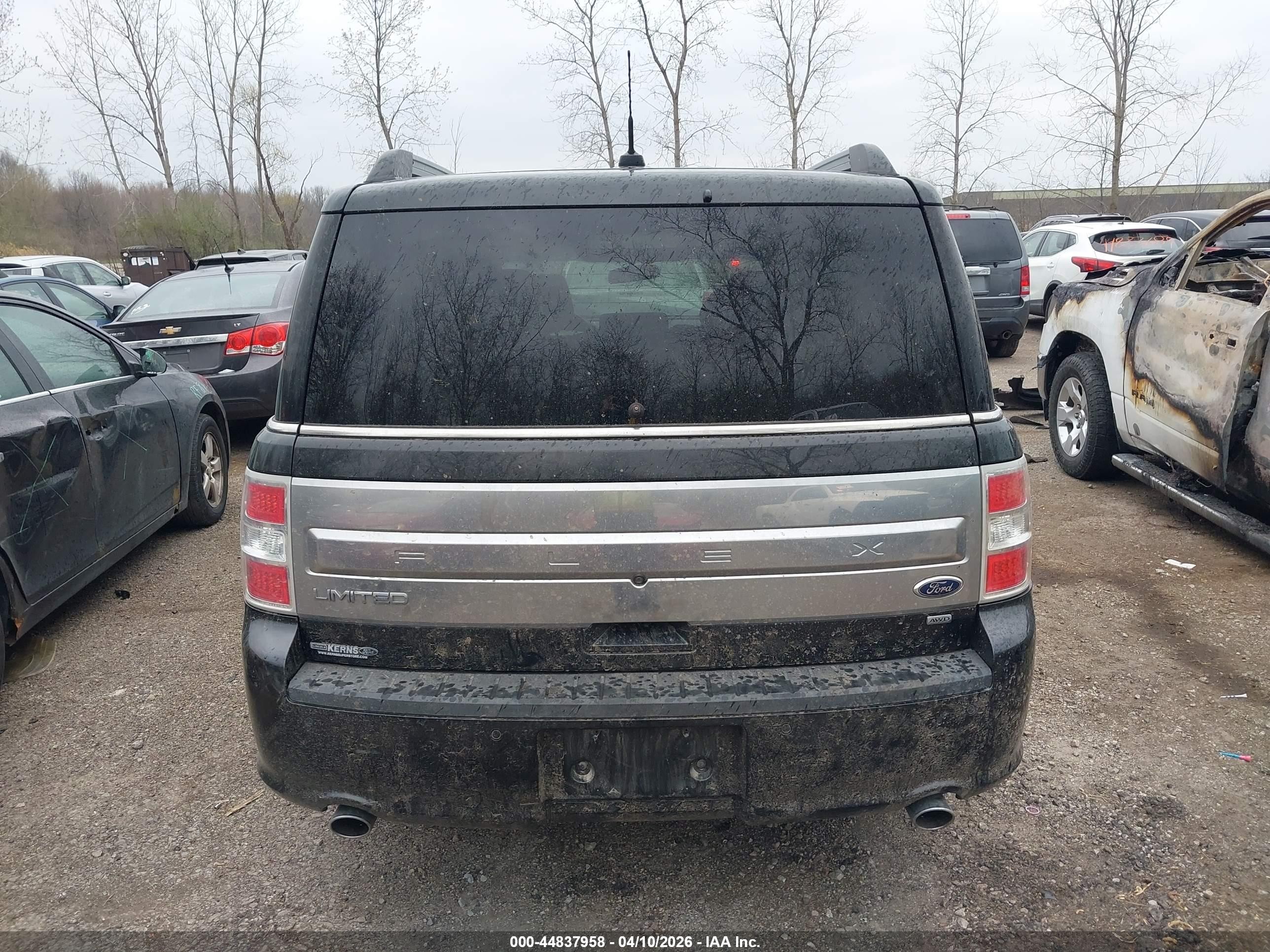 2015 Ford Flex Limited Black vin: 2FMHK6D85FBA05925