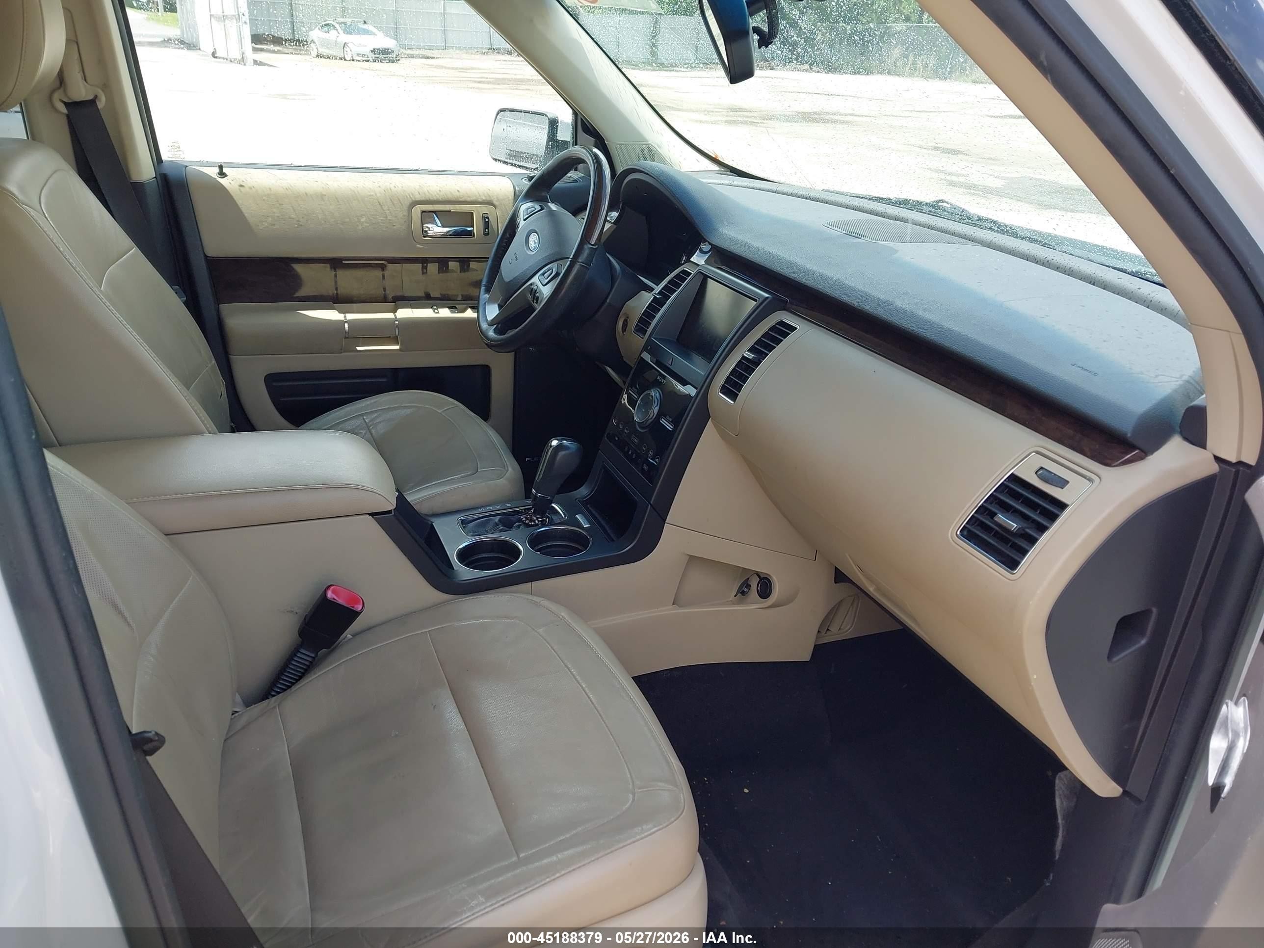 2015 Ford Flex Limited White vin: 2FMHK6D86FBA06047