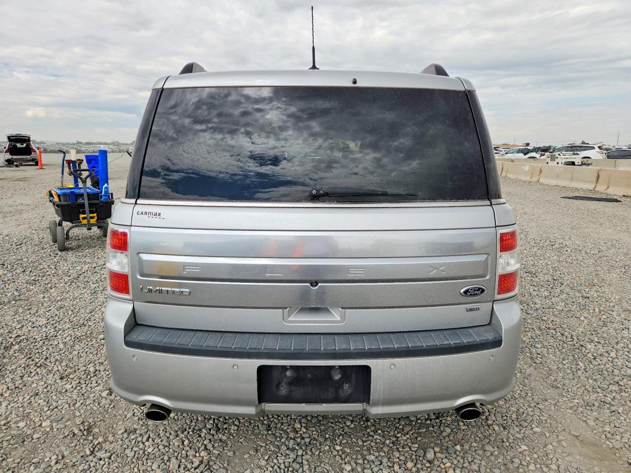 2015 Ford Flex Limited Silver vin: 2FMHK6D86FBA09451