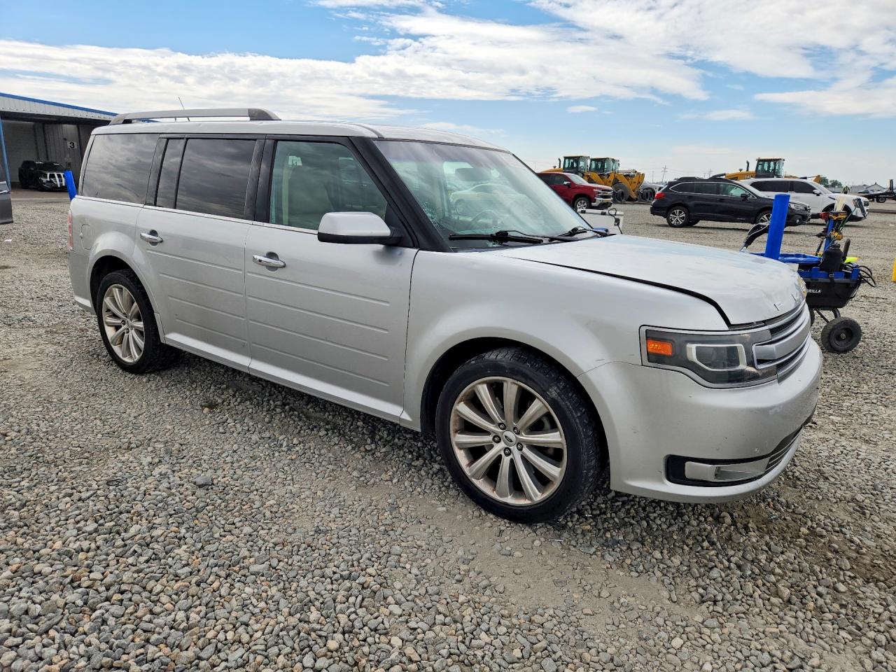 2015 Ford Flex Limited Silver vin: 2FMHK6D86FBA09451