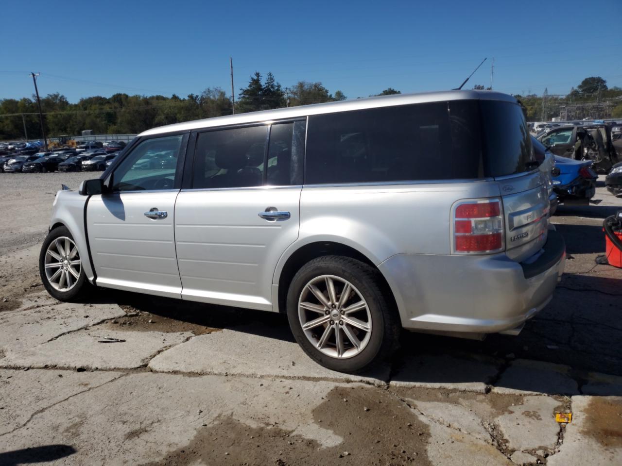 2017 Ford Flex Limited Silver vin: 2FMHK6D86HBA01823