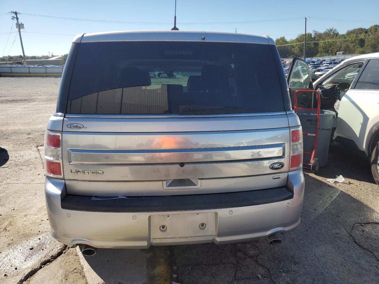 2017 Ford Flex Limited Silver vin: 2FMHK6D86HBA01823