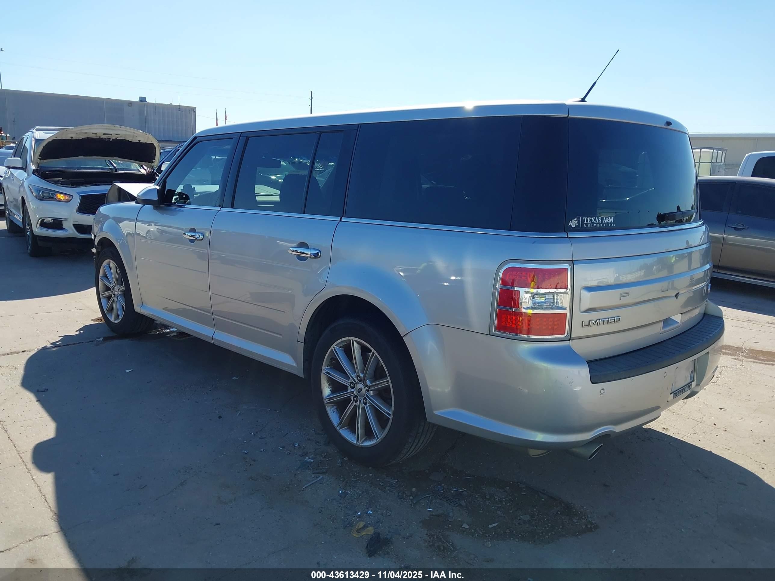 2018 Ford Flex Limited Silver vin: 2FMHK6D86JBA01729