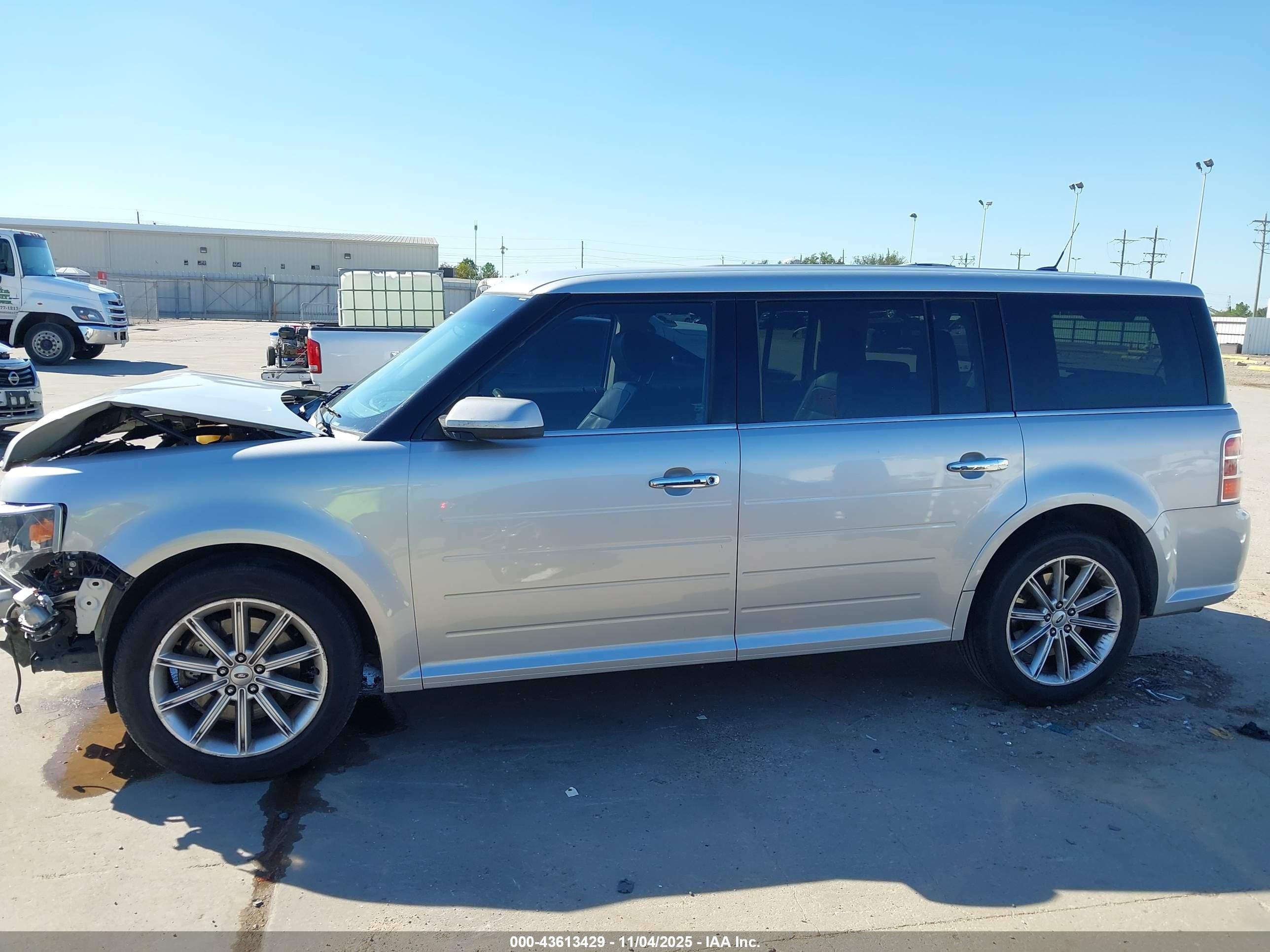 2018 Ford Flex Limited Silver vin: 2FMHK6D86JBA01729