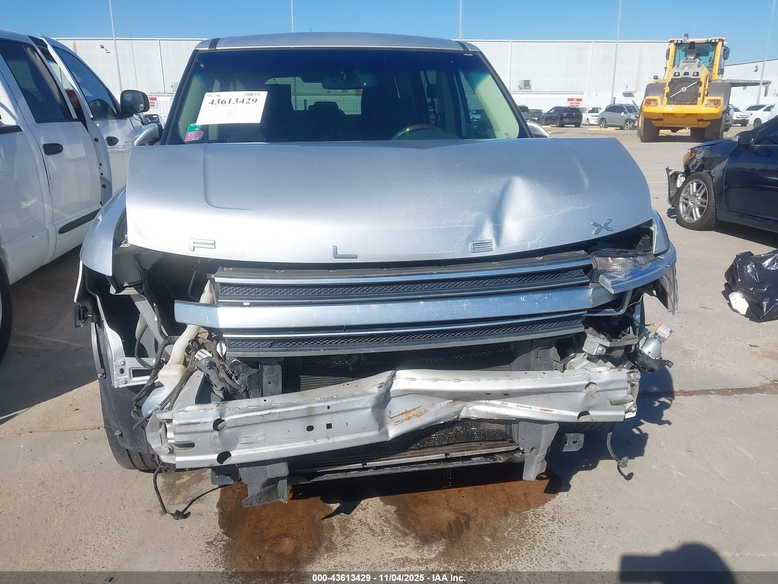 2018 Ford Flex Limited Silver vin: 2FMHK6D86JBA01729