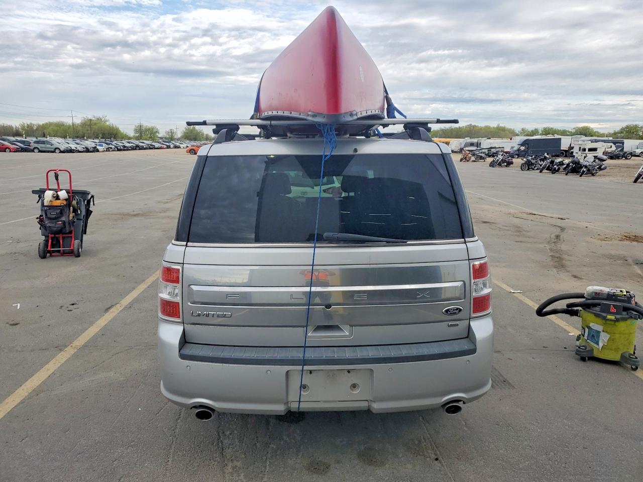 2015 Ford Flex Limited Silver vin: 2FMHK6D87FBA05876