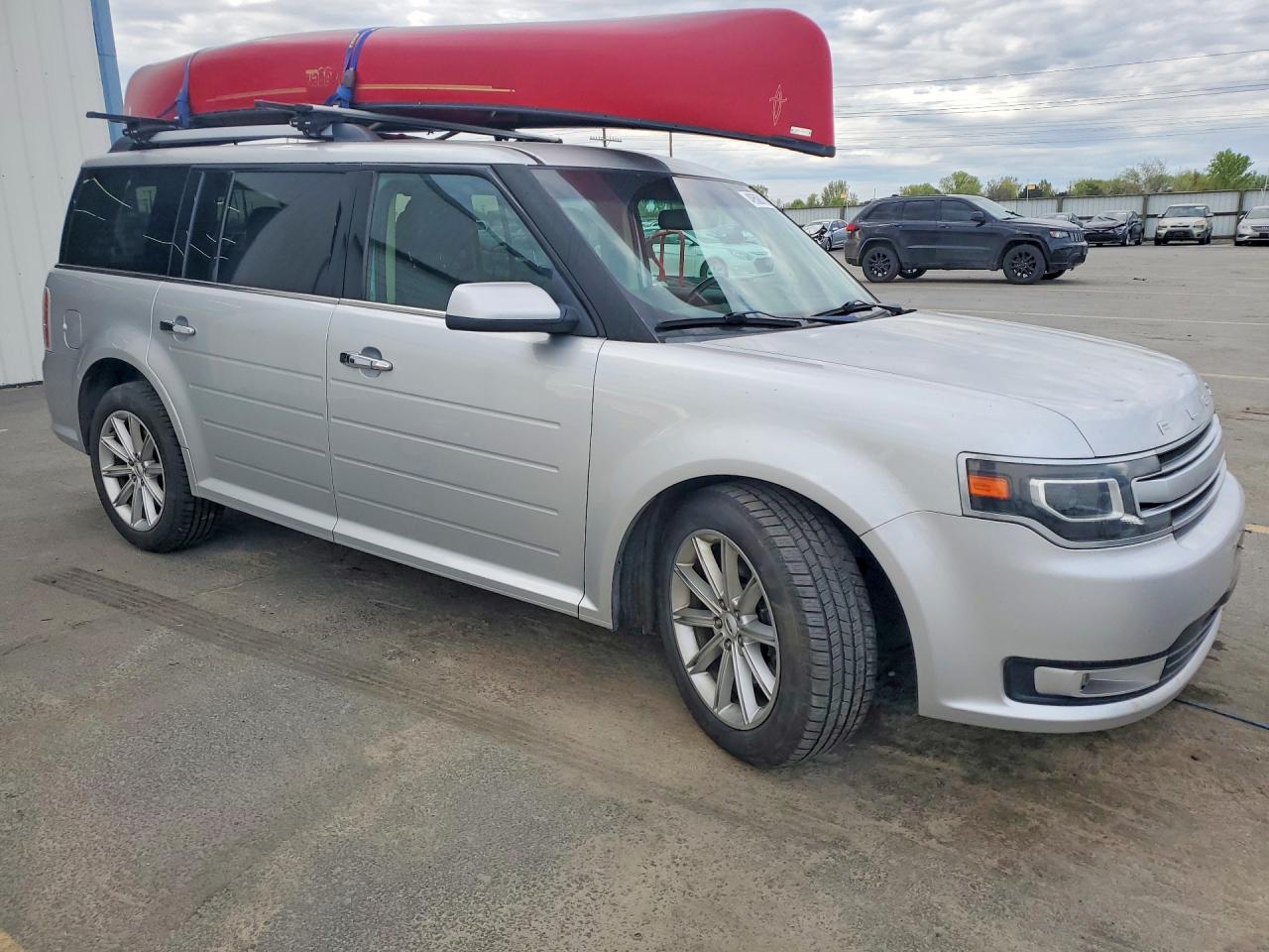 2015 Ford Flex Limited Silver vin: 2FMHK6D87FBA05876