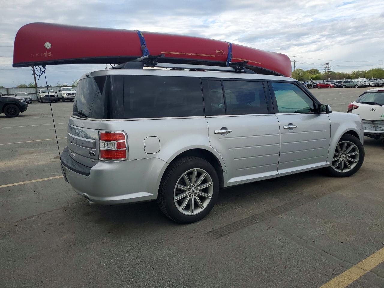 2015 Ford Flex Limited Silver vin: 2FMHK6D87FBA05876