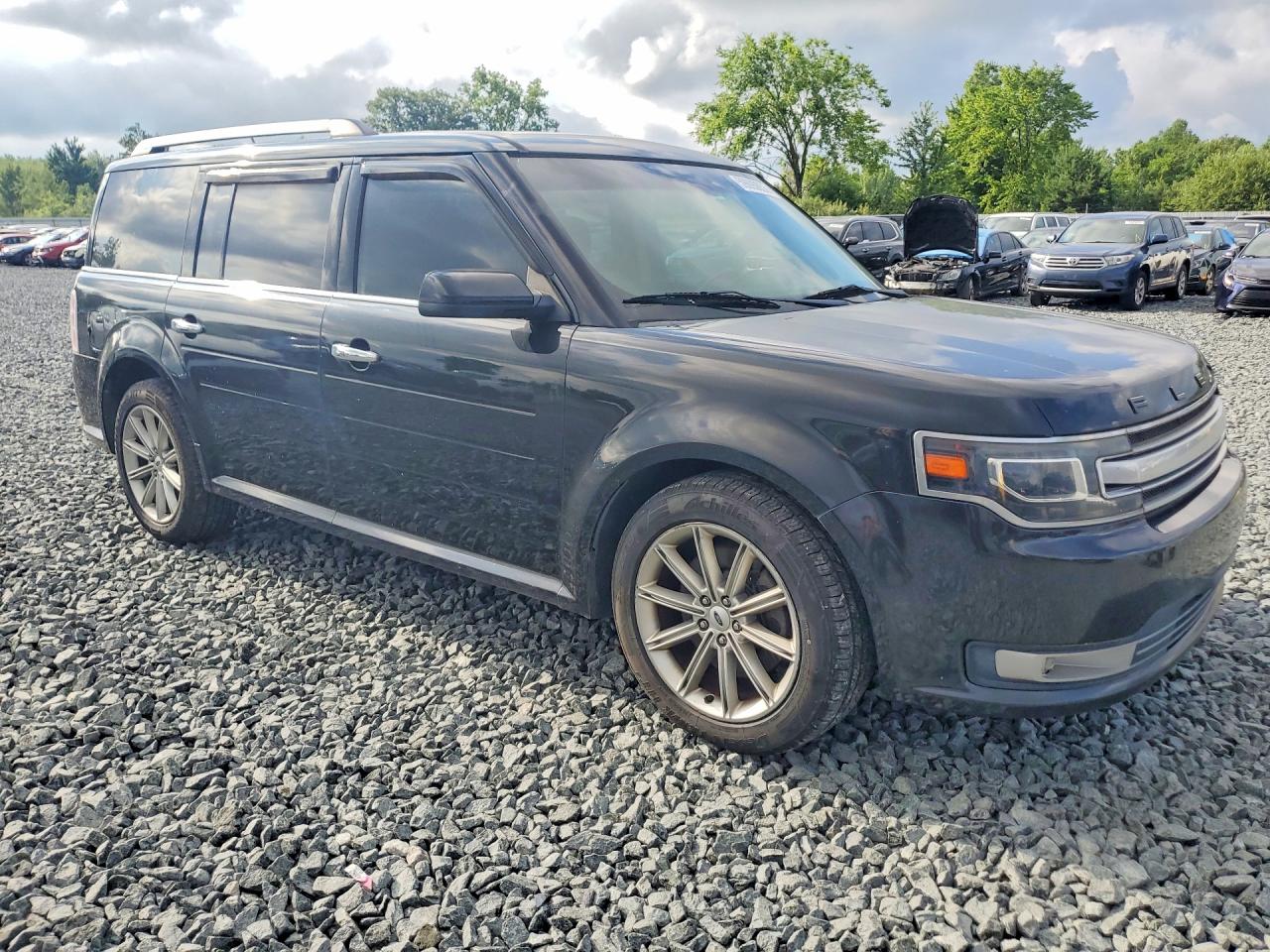 2013 Ford Flex Limited Черный vin: 2FMHK6D88DBD23485
