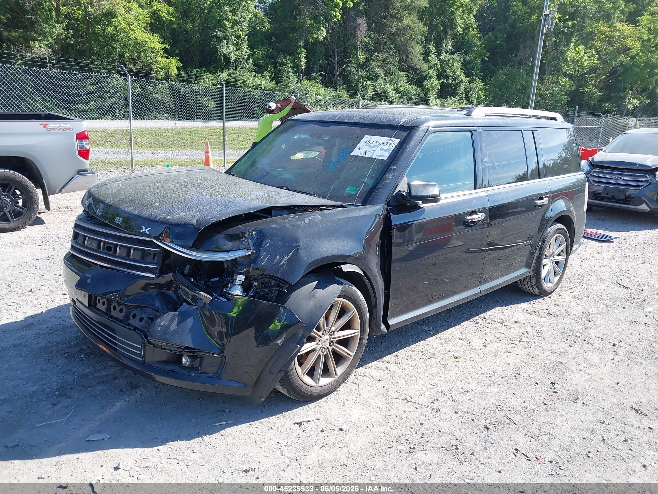 2014 Ford Flex Limited Black vin: 2FMHK6D88EBD30633