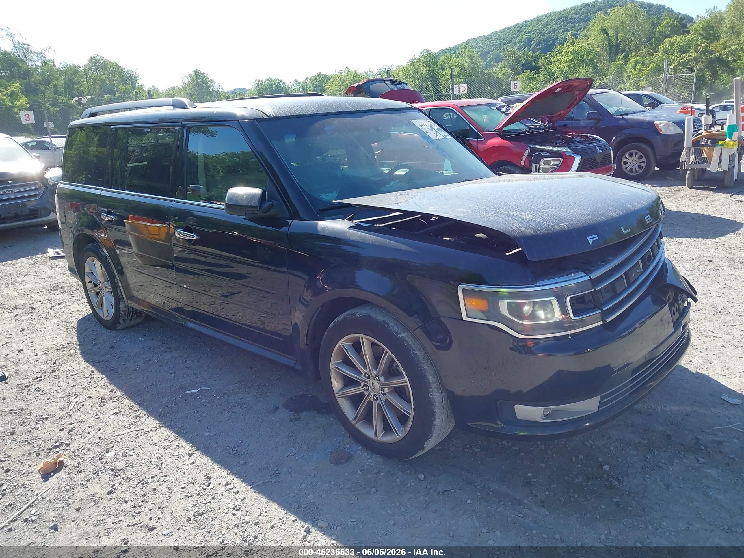 2014 Ford Flex Limited Black vin: 2FMHK6D88EBD30633