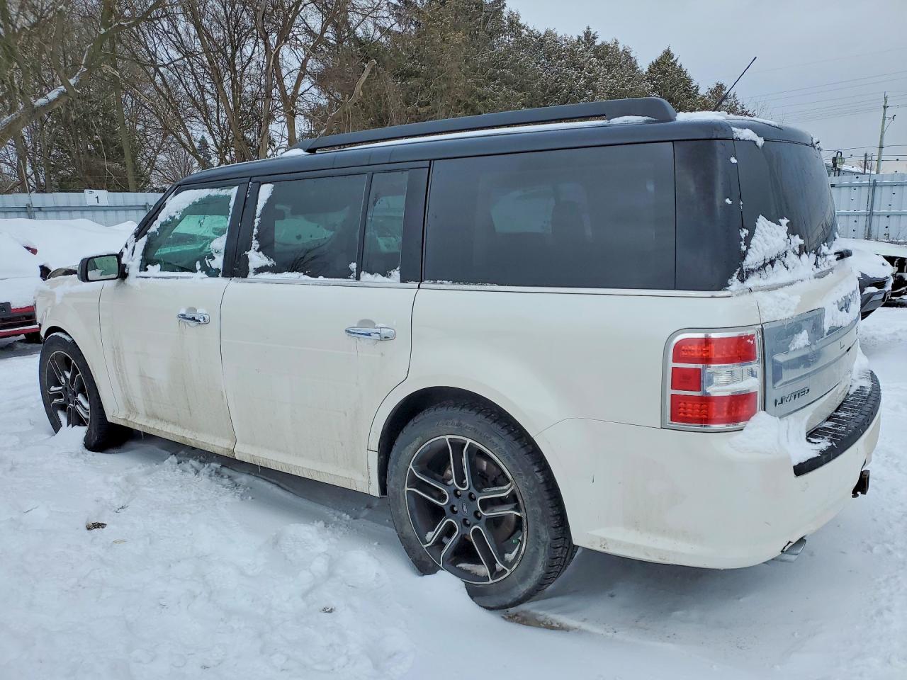 2015 Ford Flex Limited White vin: 2FMHK6D88FBA13159