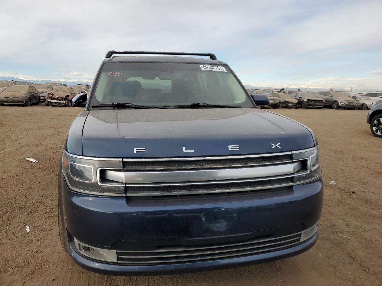 2017 Ford Flex Limited Blue vin: 2FMHK6D88HBA02469