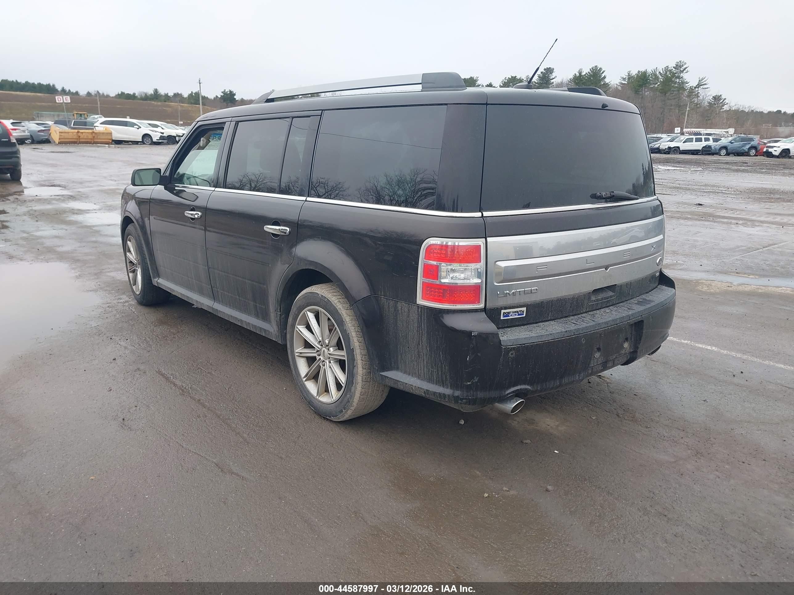 2013 Ford Flex Limited Black vin: 2FMHK6D89DBD02547