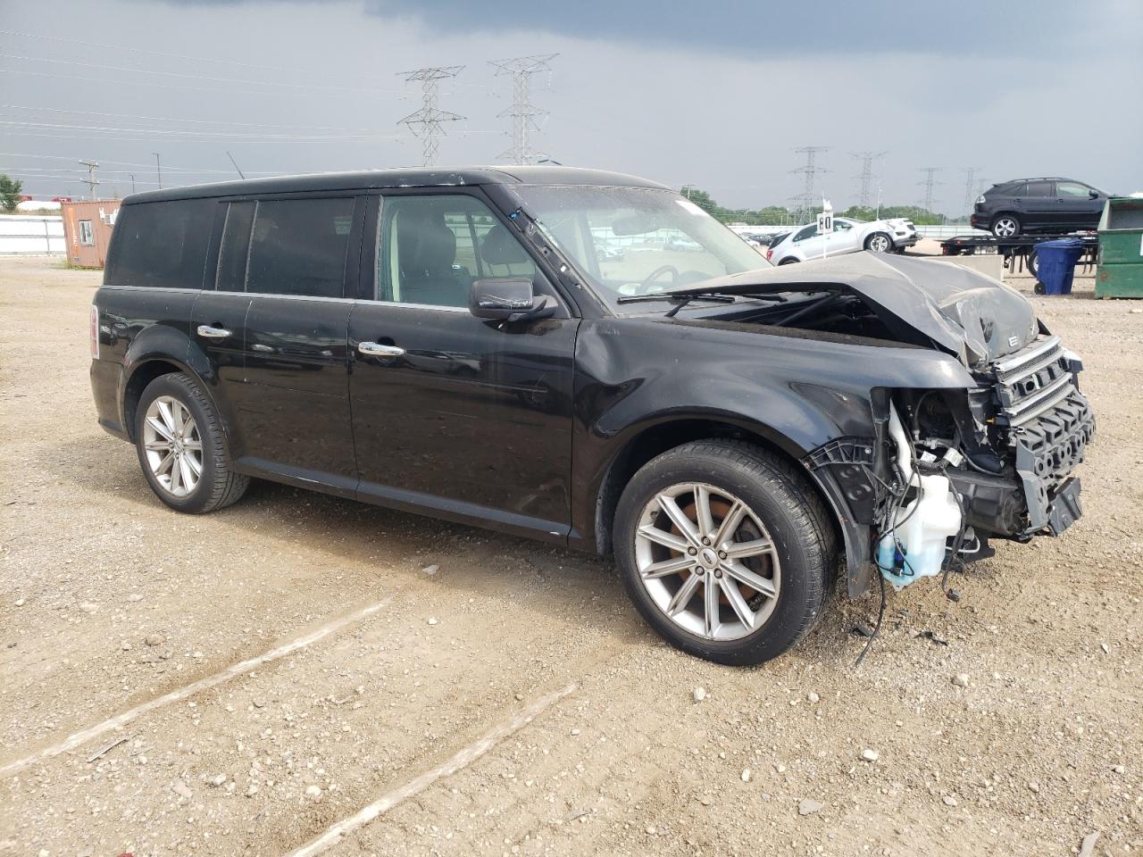 2013 Ford Flex Limited Черный vin: 2FMHK6D89DBD12107