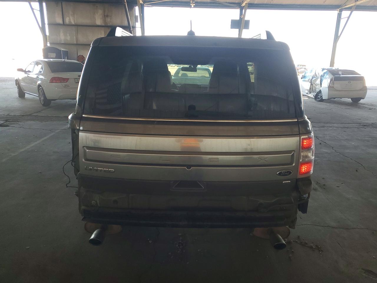 2014 Ford Flex Limited Gray vin: 2FMHK6D89EBD04350