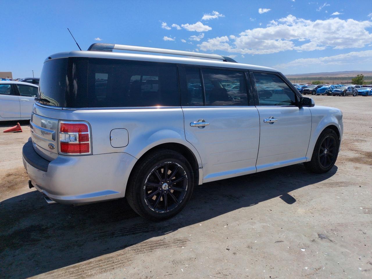 2015 Ford Flex Limited Silver vin: 2FMHK6D89FBA03952