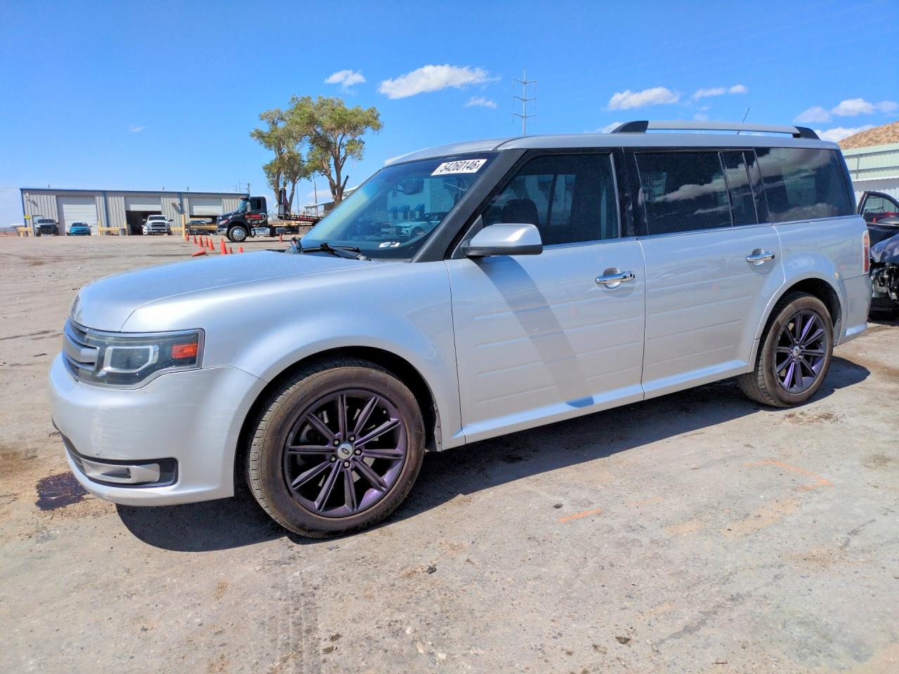 2015 Ford Flex Limited Silver vin: 2FMHK6D89FBA03952