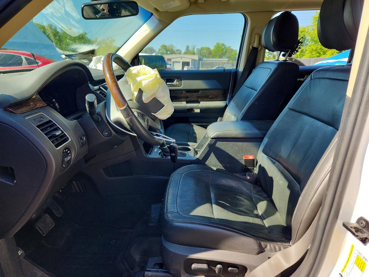 2015 Ford Flex Limited White vin: 2FMHK6D89FBA16362