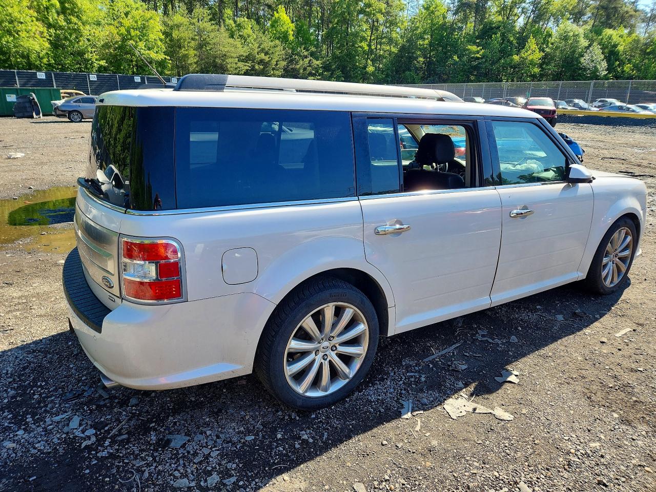 2015 Ford Flex Limited White vin: 2FMHK6D89FBA16362