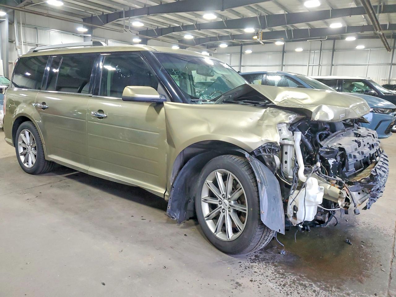 2013 Ford Flex Limited Зеленый vin: 2FMHK6D8XDBD02444