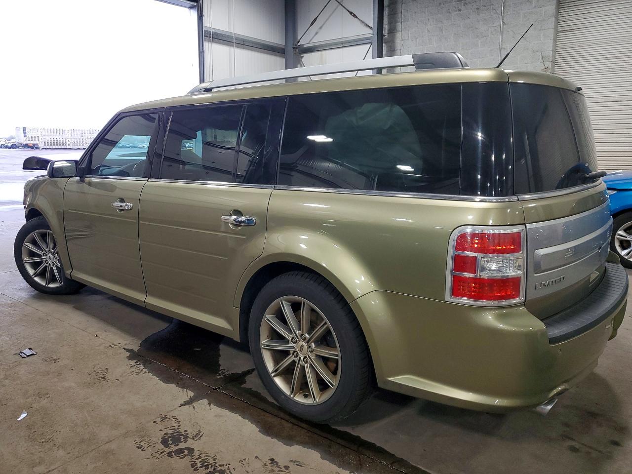 2013 Ford Flex Limited Зеленый vin: 2FMHK6D8XDBD02444