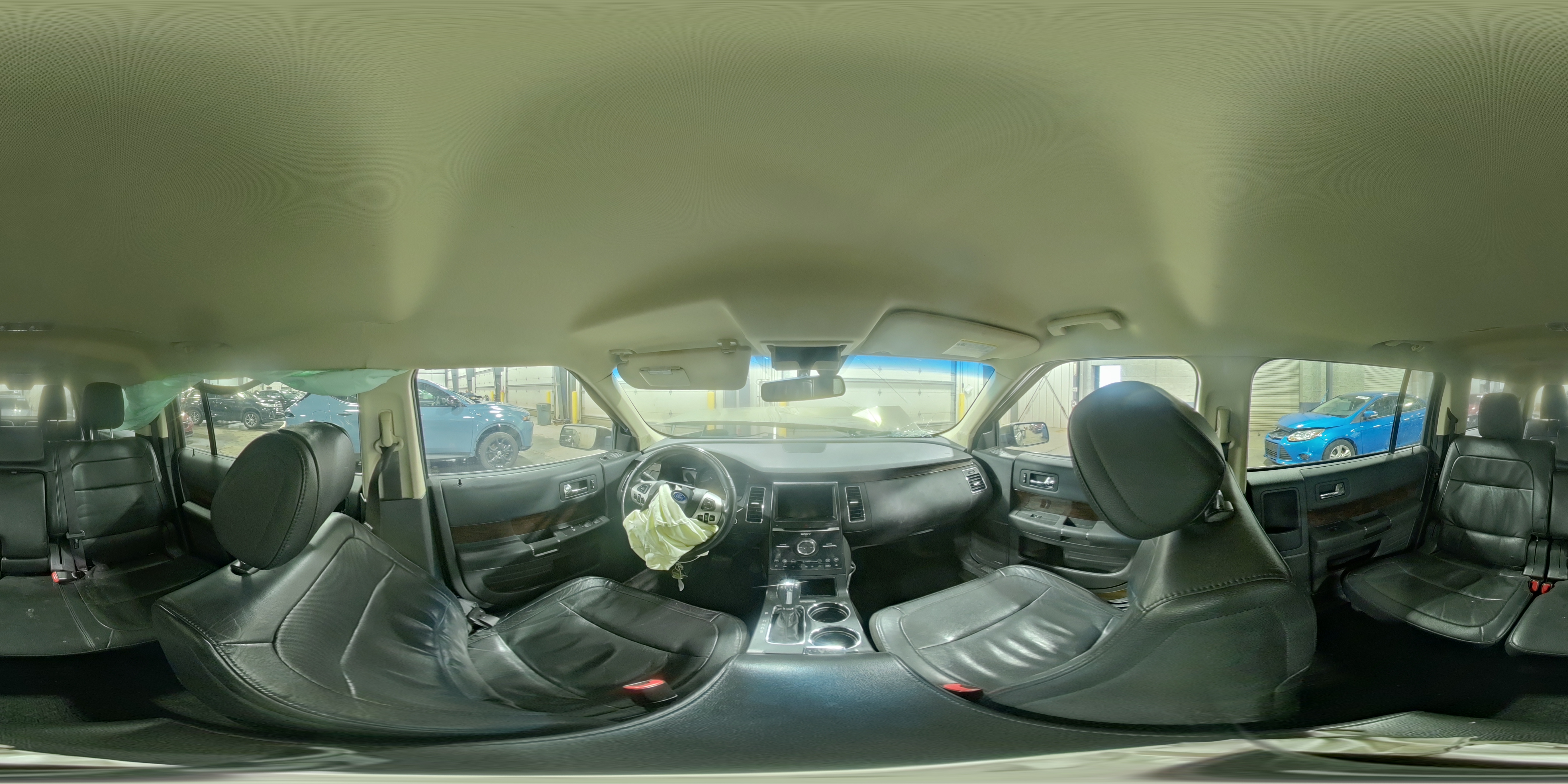 2013 Ford Flex Limited Зеленый vin: 2FMHK6D8XDBD02444