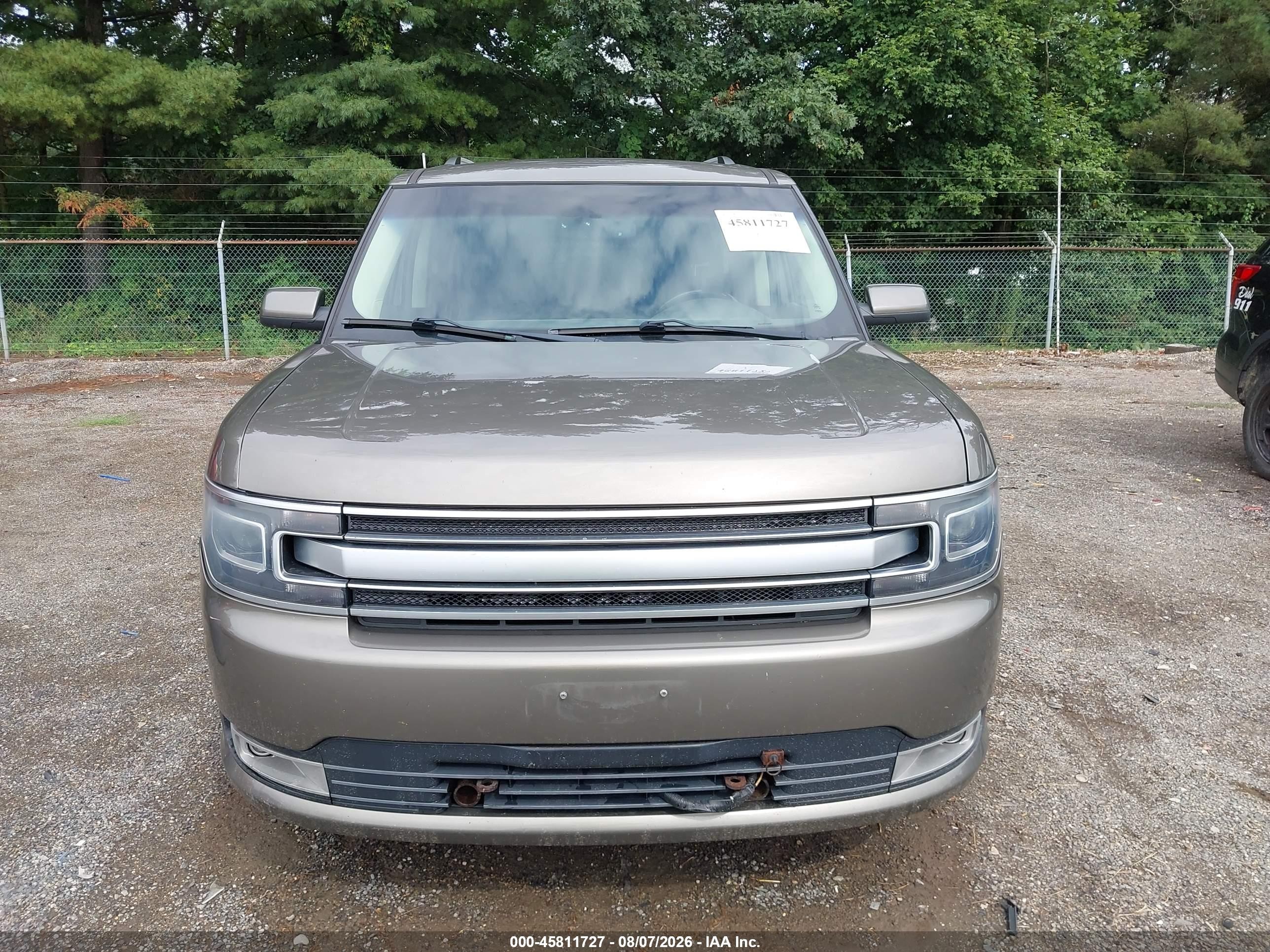 2014 Ford Flex Limited Beige vin: 2FMHK6D8XEBD30682