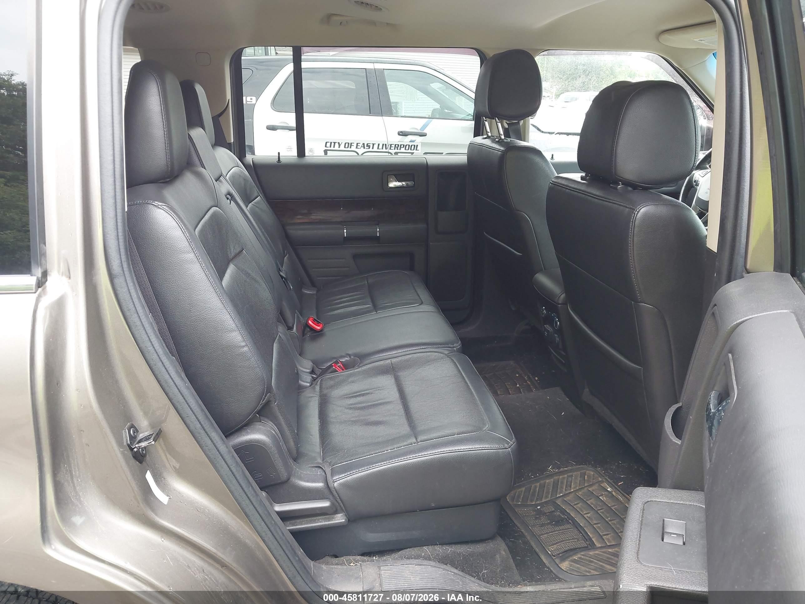 2014 Ford Flex Limited Beige vin: 2FMHK6D8XEBD30682
