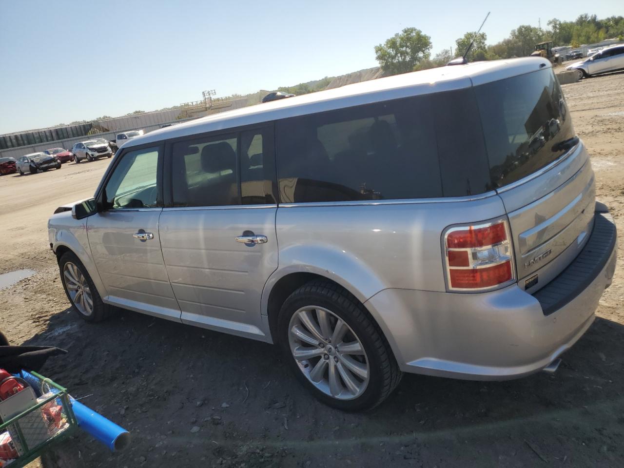 2017 Ford Flex Limited Серебряный vin: 2FMHK6D8XHBA10489