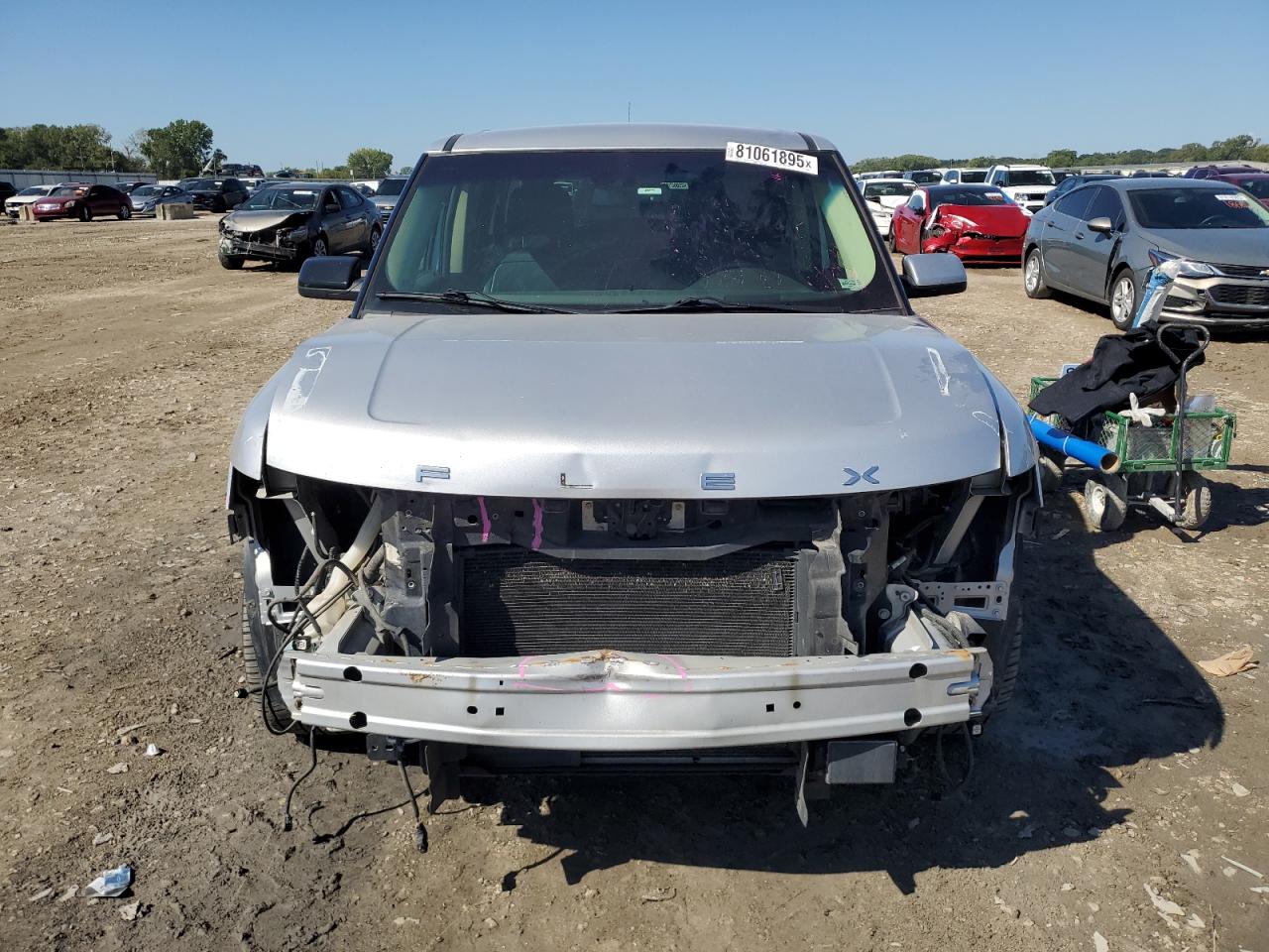 2017 Ford Flex Limited Серебряный vin: 2FMHK6D8XHBA10489