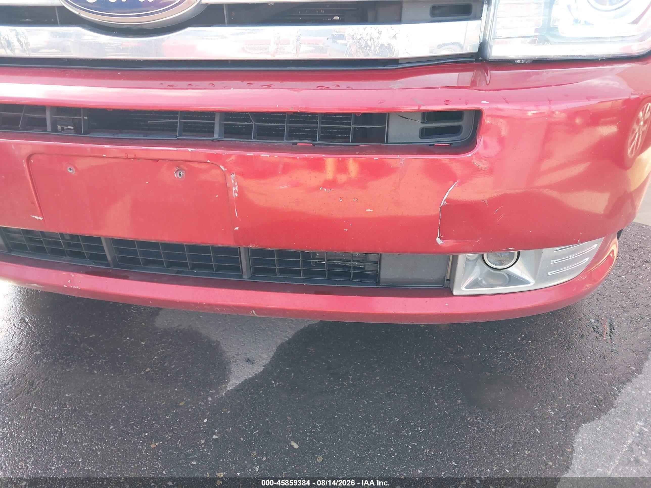 2011 Ford Flex Limited Red vin: 2FMHK6DC0BBD09887