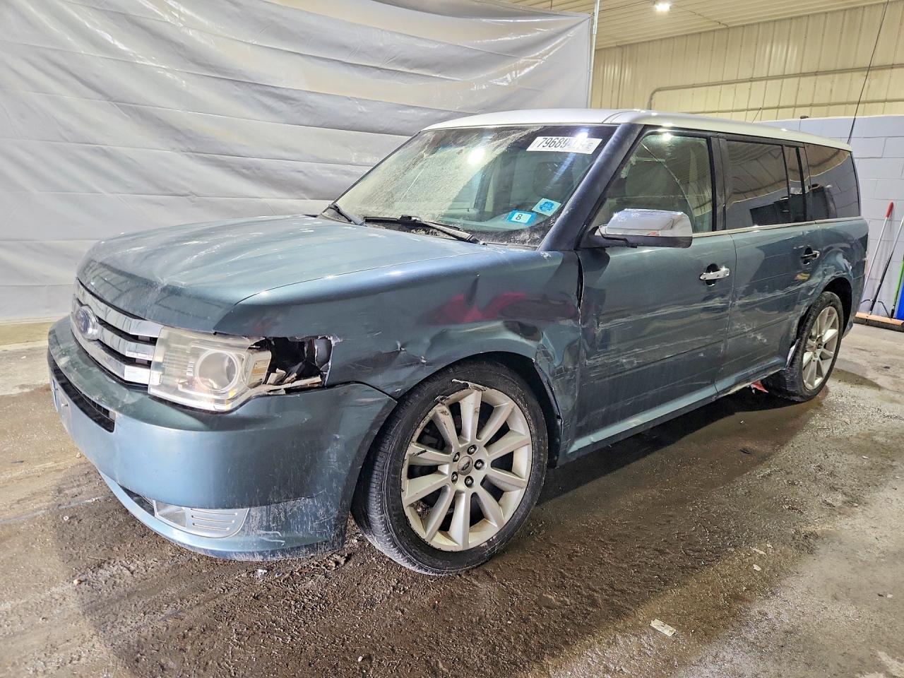 2010 Ford Flex Limited Blue vin: 2FMHK6DC1ABA70588