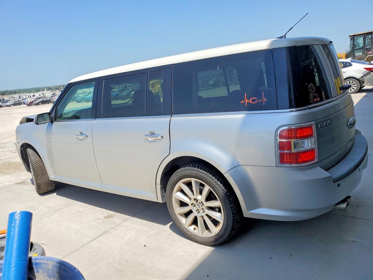 2010 Ford Flex Limited Silver vin: 2FMHK6DC1ABB21894