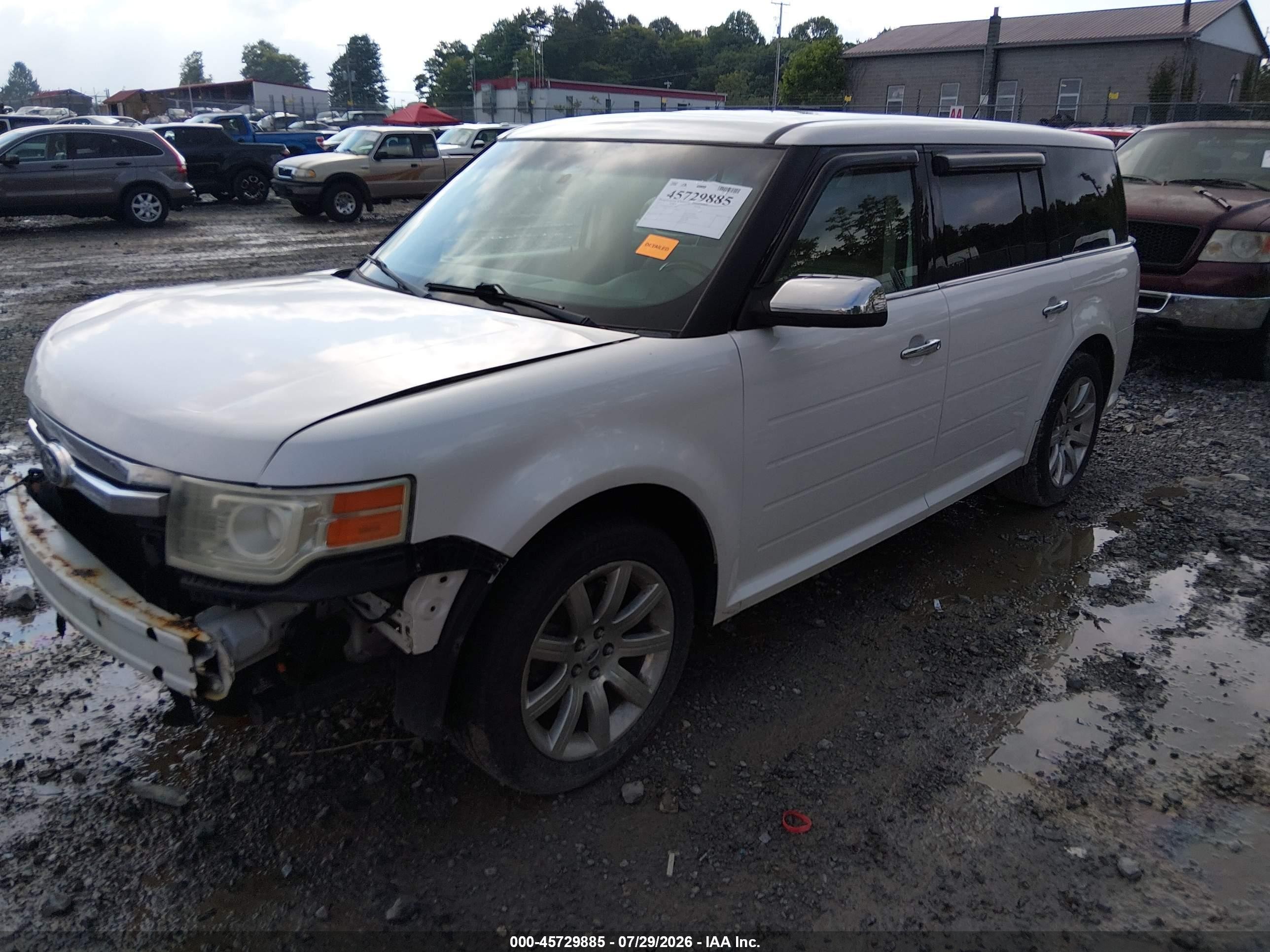 2011 Ford Flex Limited White vin: 2FMHK6DC1BBD17867