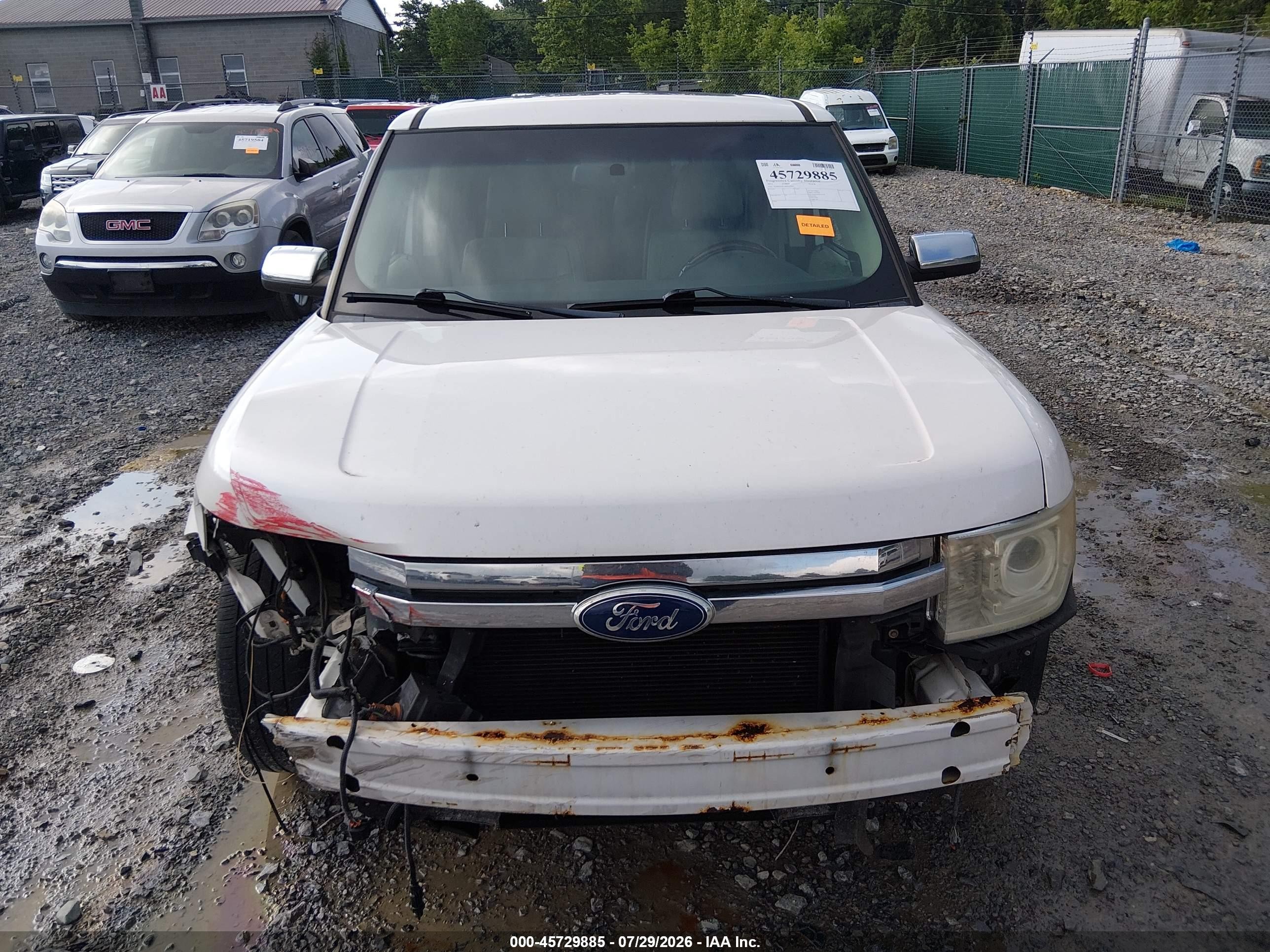 2011 Ford Flex Limited White vin: 2FMHK6DC1BBD17867