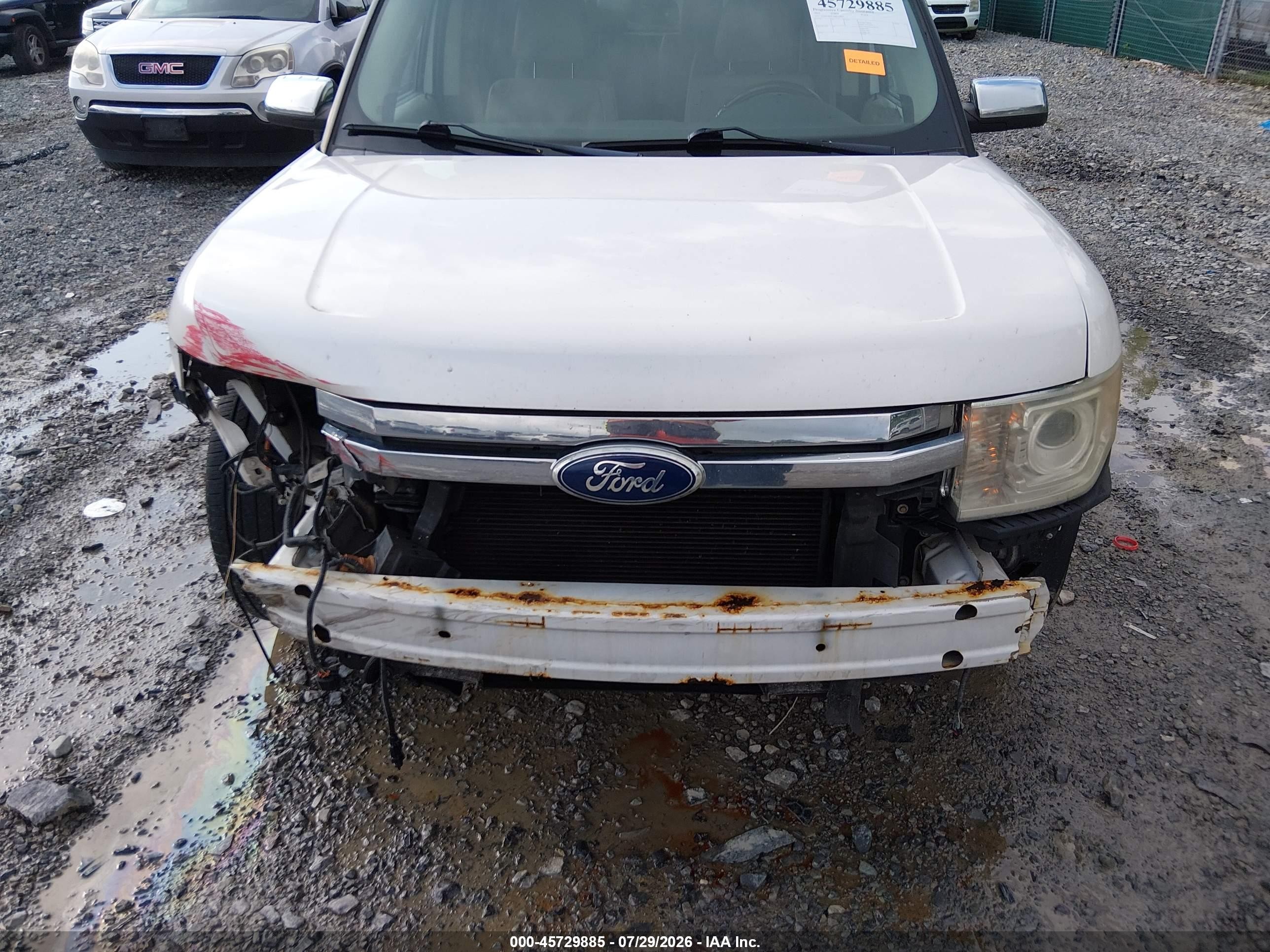 2011 Ford Flex Limited White vin: 2FMHK6DC1BBD17867