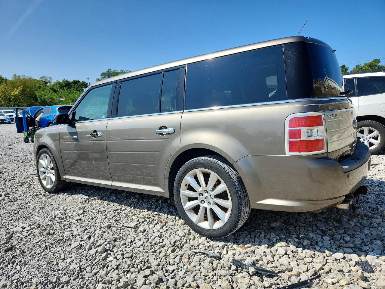 2012 Ford Flex Limited Tan vin: 2FMHK6DC1CBD05235