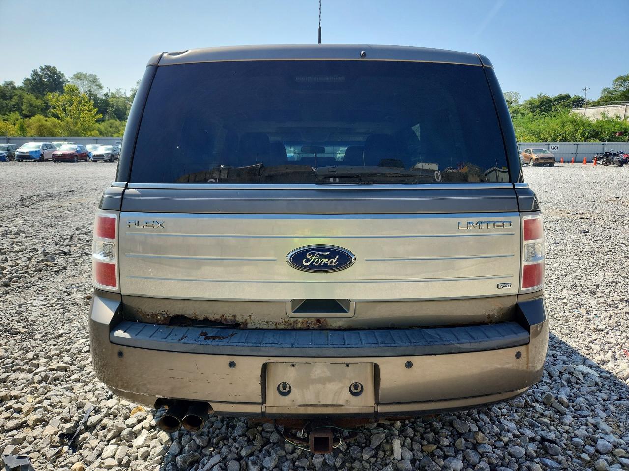 2012 Ford Flex Limited Tan vin: 2FMHK6DC1CBD05235