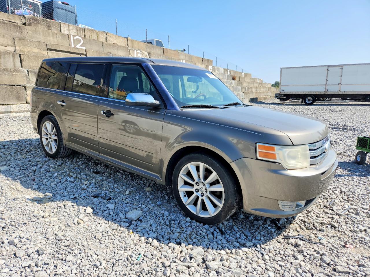 2012 Ford Flex Limited Tan vin: 2FMHK6DC1CBD05235