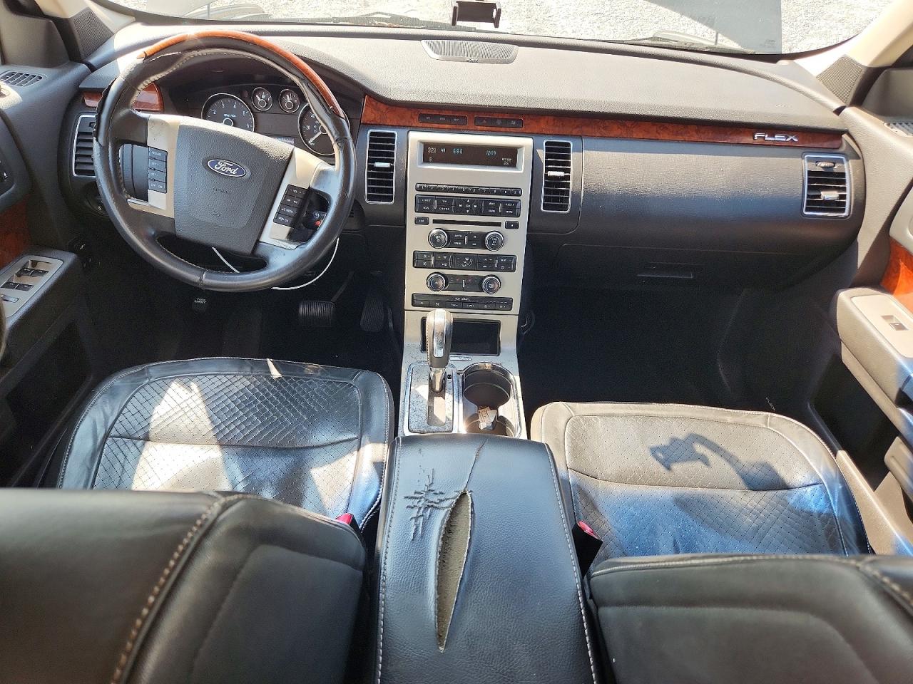 2012 Ford Flex Limited Tan vin: 2FMHK6DC1CBD05235