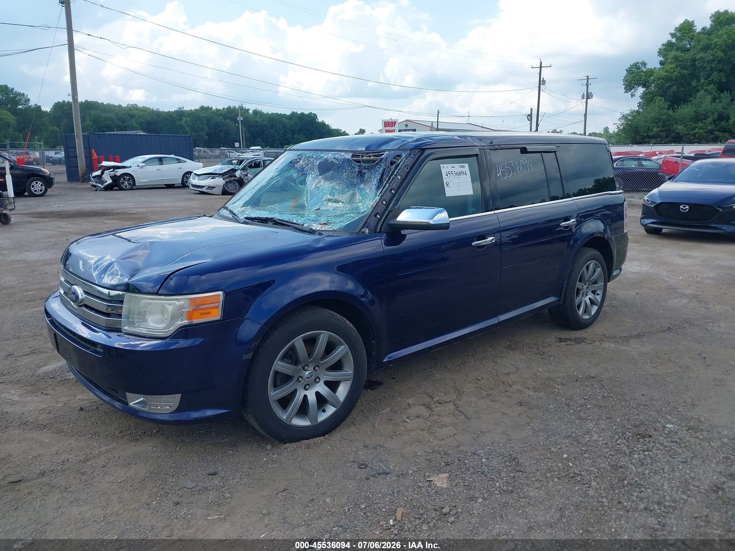 2011 Ford Flex Limited/titanium Blue vin: 2FMHK6DC2BBD03900