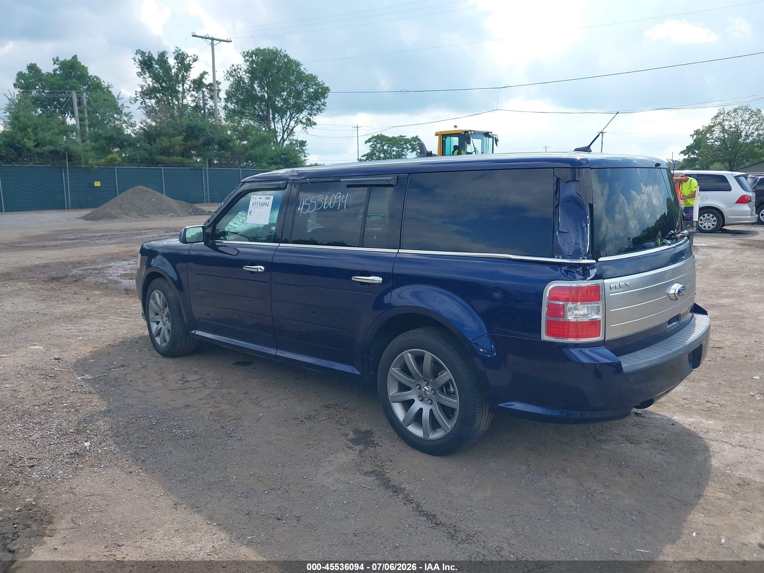 2011 Ford Flex Limited/titanium Blue vin: 2FMHK6DC2BBD03900