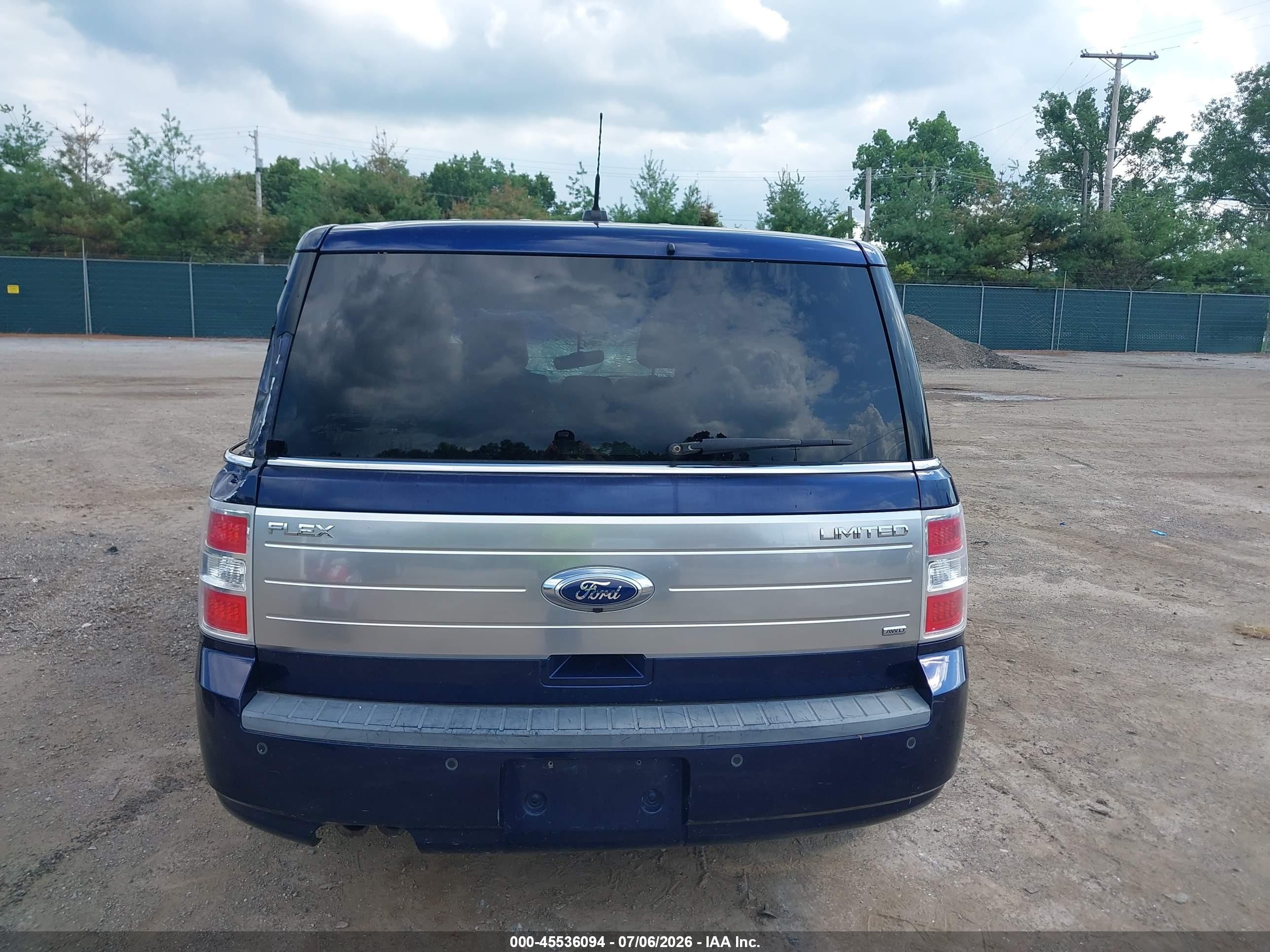 2011 Ford Flex Limited/titanium Blue vin: 2FMHK6DC2BBD03900