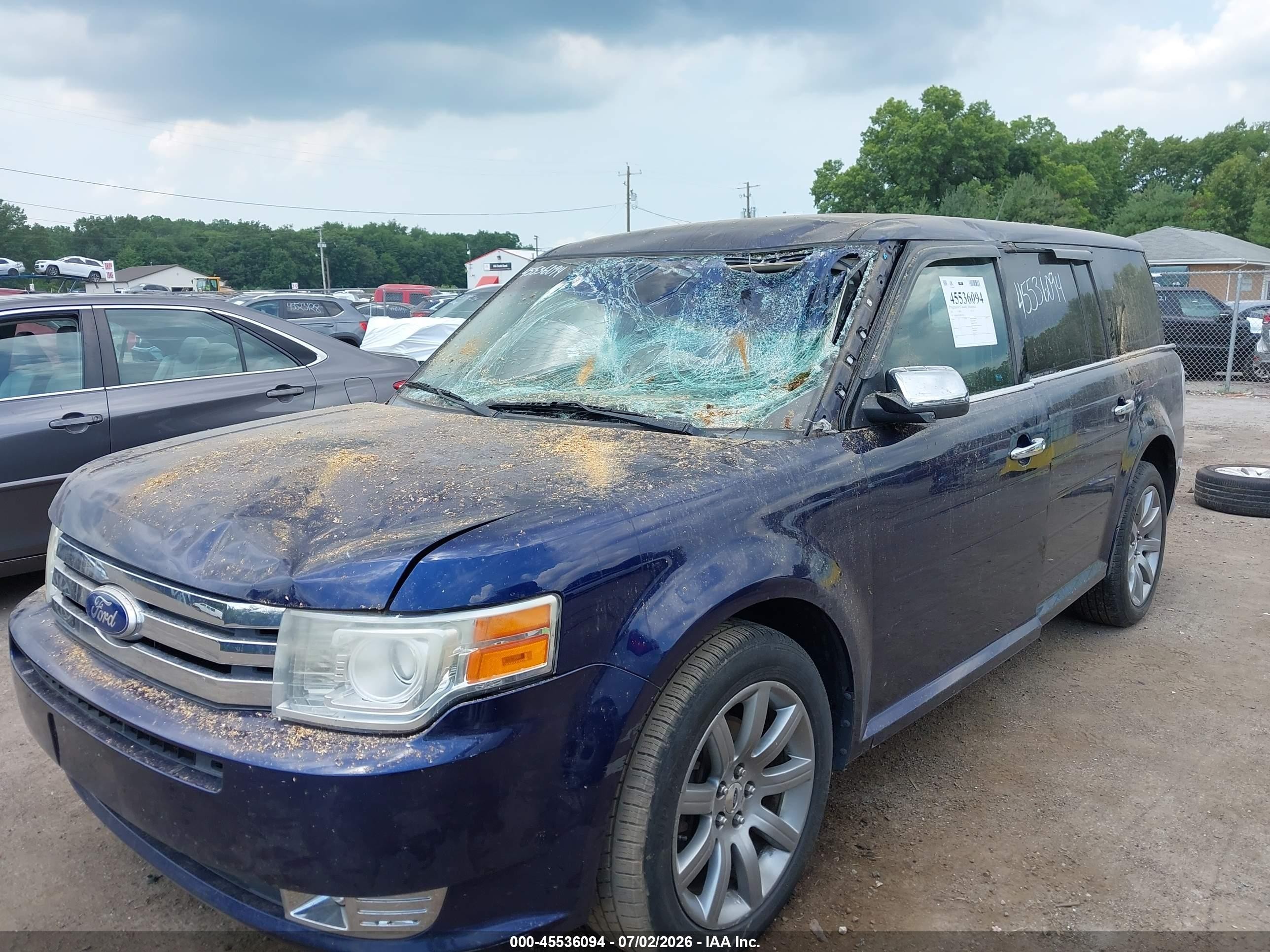 2011 Ford Flex Limited/titanium Blue vin: 2FMHK6DC2BBD03900