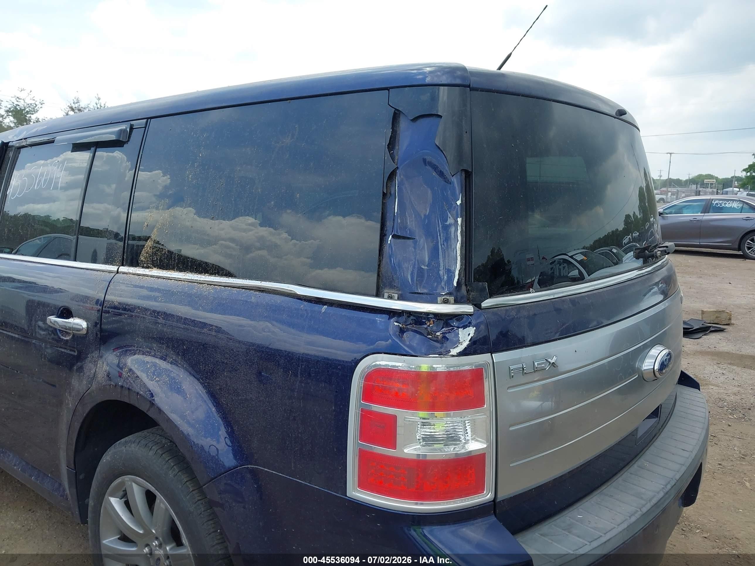2011 Ford Flex Limited/titanium Blue vin: 2FMHK6DC2BBD03900