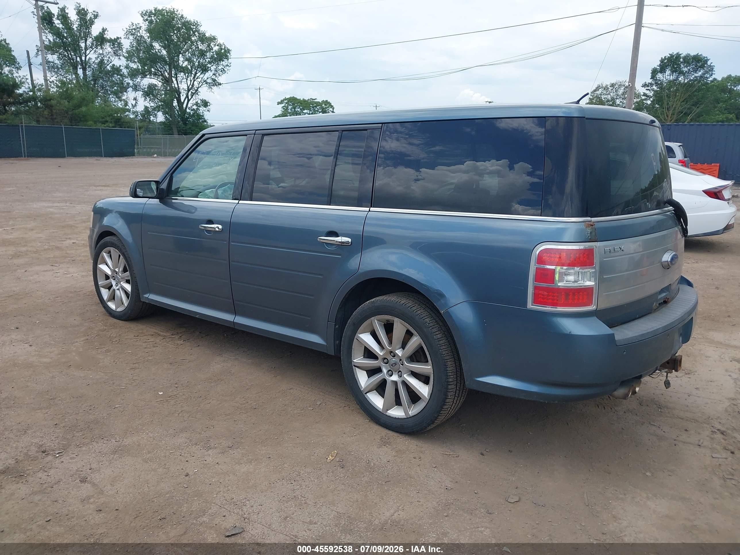 2010 Ford Flex Limited Light Blue vin: 2FMHK6DC3ABA99364